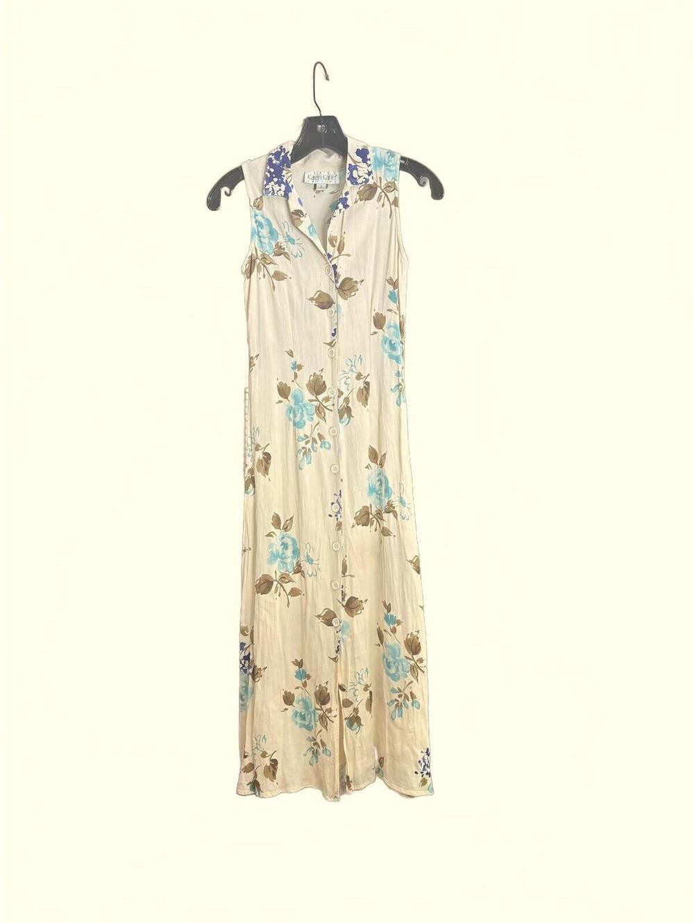 90's cottagecore grunge casual maxi summer dress XS - Picture 3 of 8